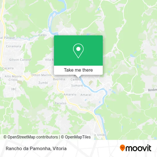 Rancho da Pamonha map