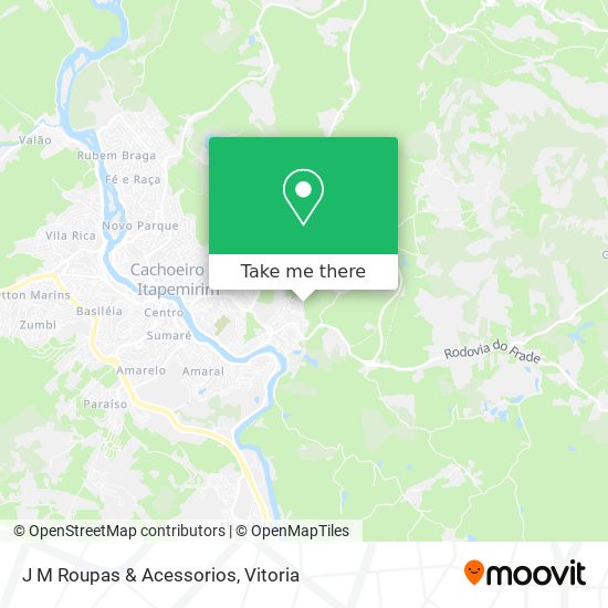 J M Roupas & Acessorios map