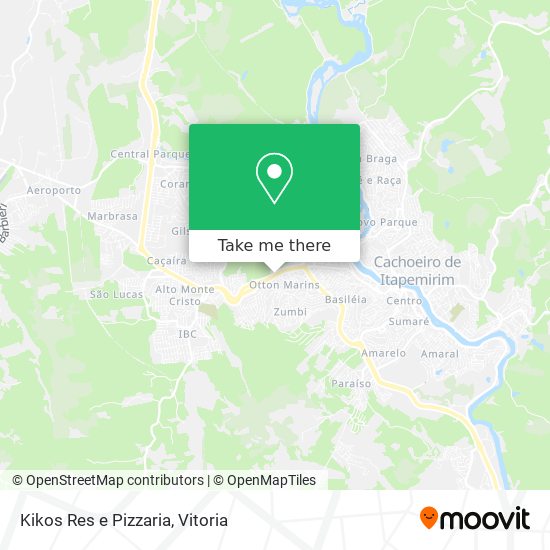 Kikos Res e Pizzaria map