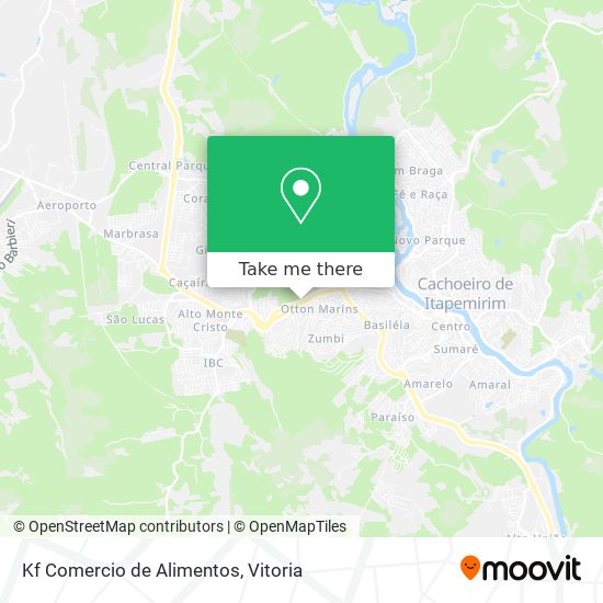 Kf Comercio de Alimentos map