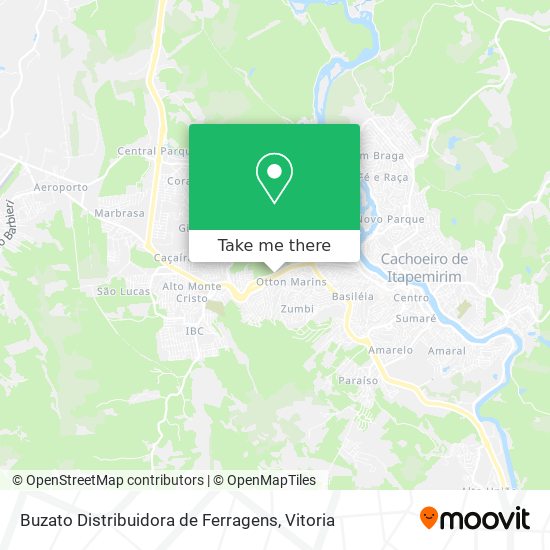 Buzato Distribuidora de Ferragens map