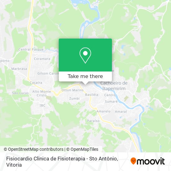 Fisiocardio Clinica de Fisioterapia - Sto Antônio map