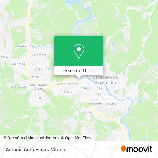 Antonio Auto Peças map