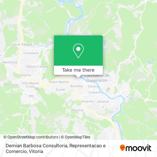 Demian Barbosa Consultoria, Representacao e Comercio map