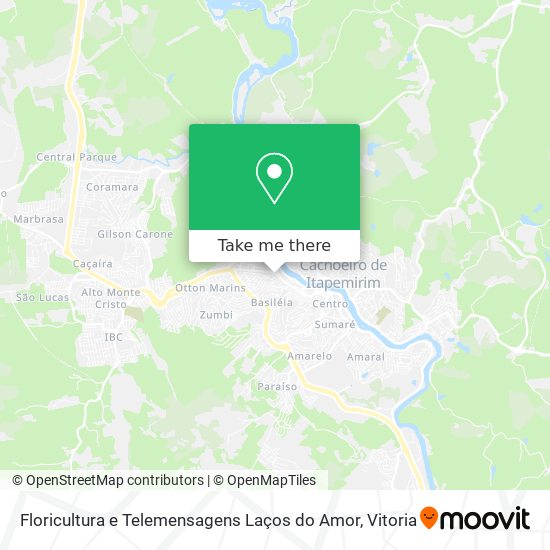 Floricultura e Telemensagens Laços do Amor map