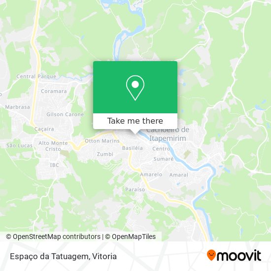 Espaço da Tatuagem map