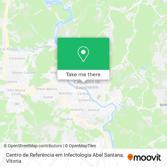 Centro de Referência em Infectologia Abel Santana map