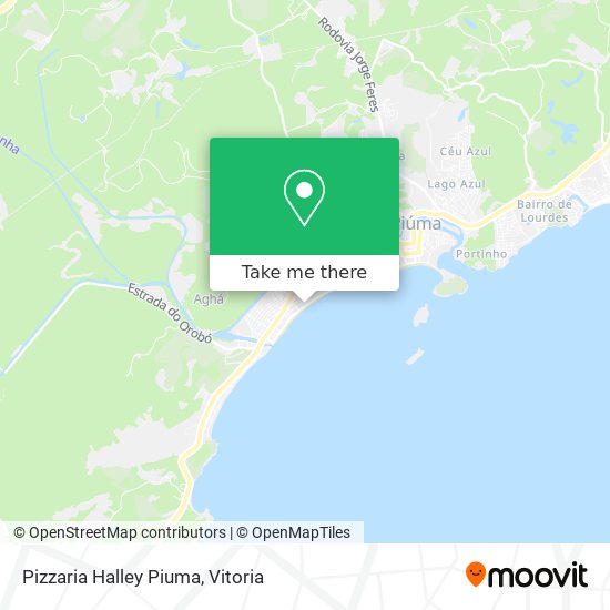 Pizzaria Halley Piuma map