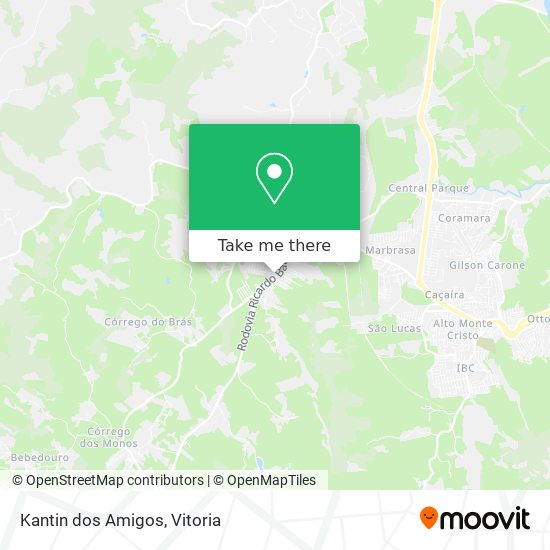 Kantin dos Amigos map