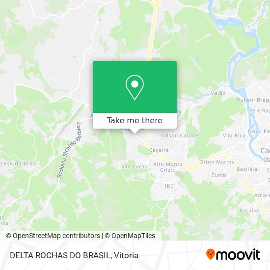 DELTA ROCHAS DO BRASIL map