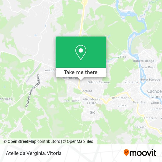 Atelie da Verginia map