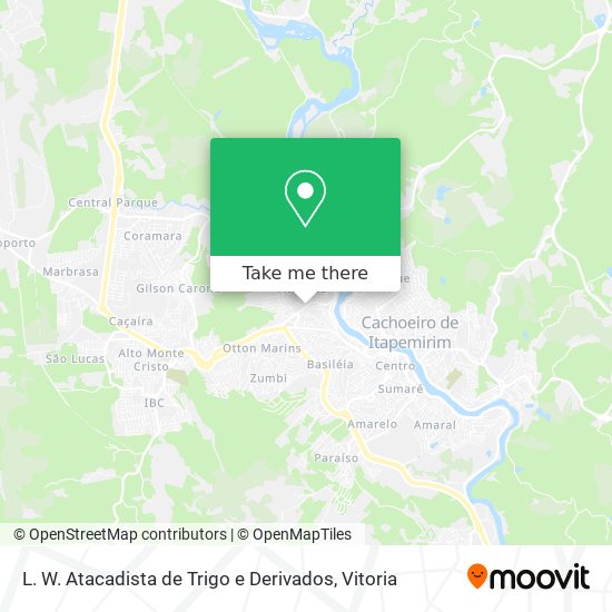 L. W. Atacadista de Trigo e Derivados map