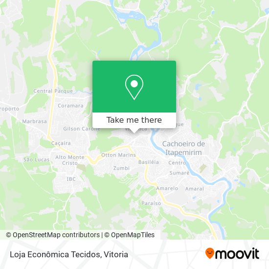 Loja Econômica Tecidos map