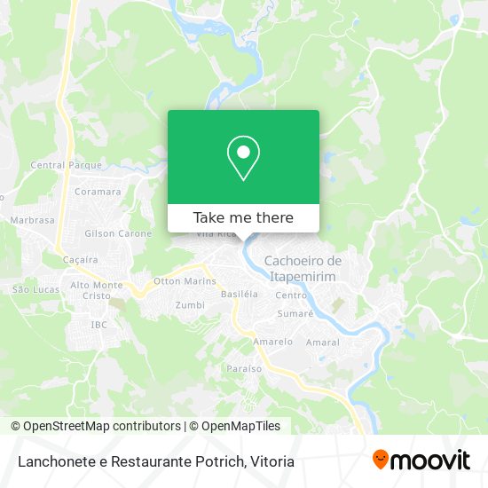 Lanchonete e Restaurante Potrich map