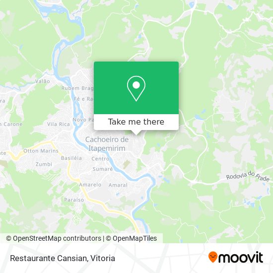 Restaurante Cansian map