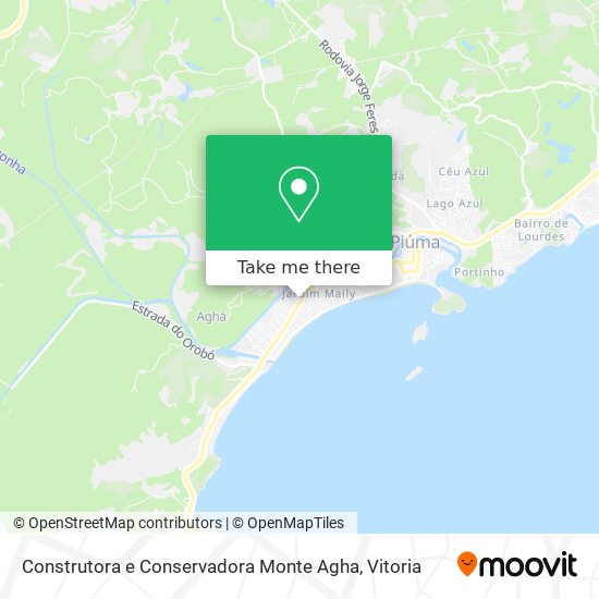 Construtora e Conservadora Monte Agha map