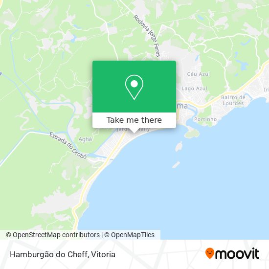 Hamburgão do Cheff map