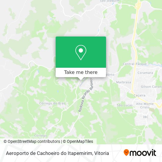 Aeroporto de Cachoeiro do Itapemirim map