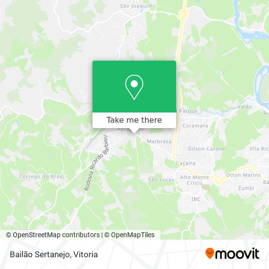 Bailão Sertanejo map