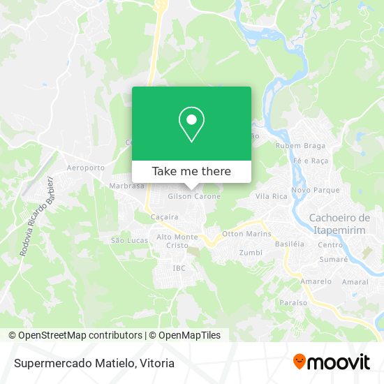 Supermercado Matielo map
