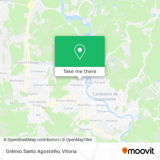 Grêmio Santo Agostinho map