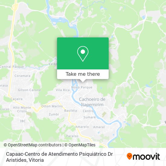 Capaac-Centro de Atendimento Psiquiátrico Dr Aristides map
