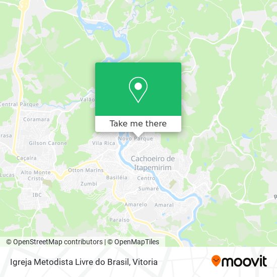 Igreja Metodista Livre do Brasil map