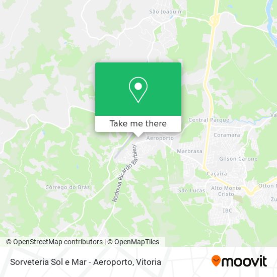 Sorveteria Sol e Mar - Aeroporto map
