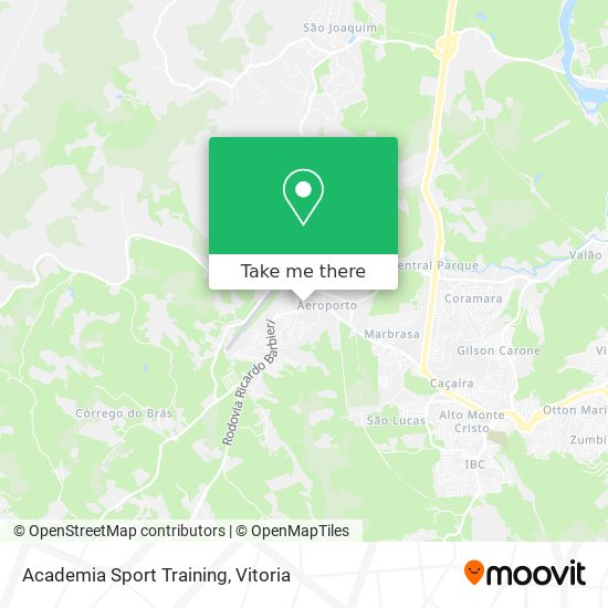 Mapa Academia Sport Training