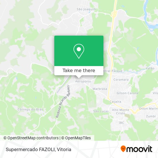 Mapa Supermercado FAZOLI