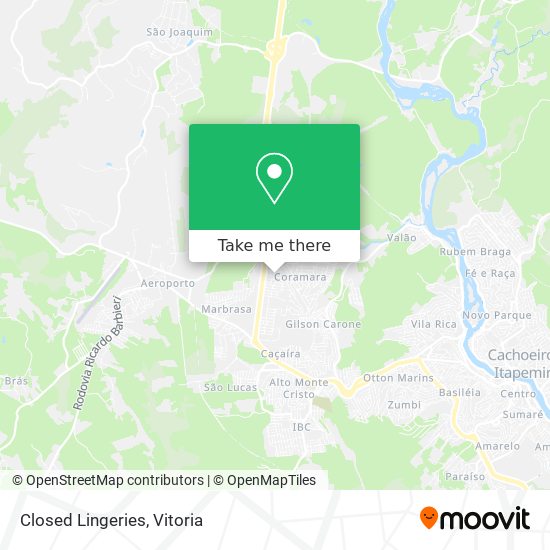Closed Lingeries map