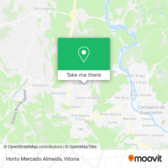 Horto Mercado Almeida map