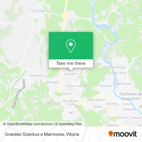 Granitec Granitos e Marmores map
