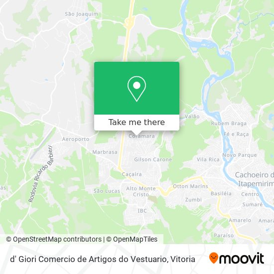 d' Giori Comercio de Artigos do Vestuario map