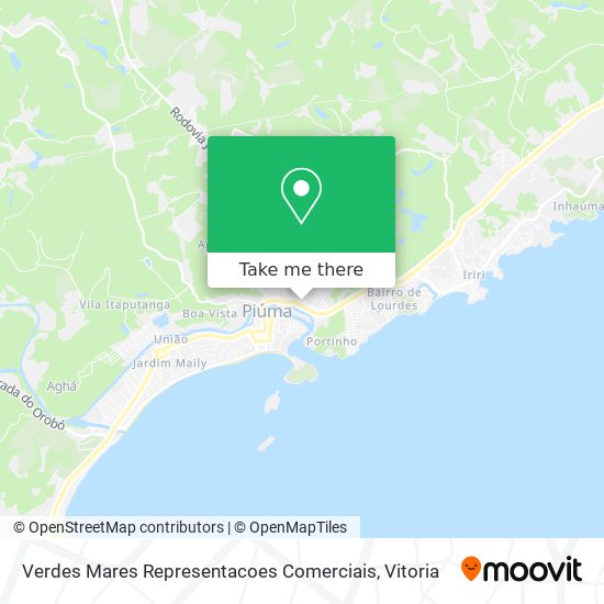 Verdes Mares Representacoes Comerciais map