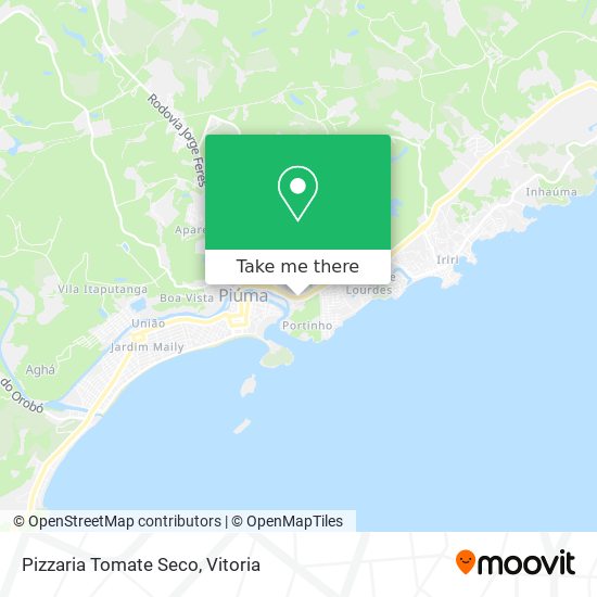 Pizzaria Tomate Seco map
