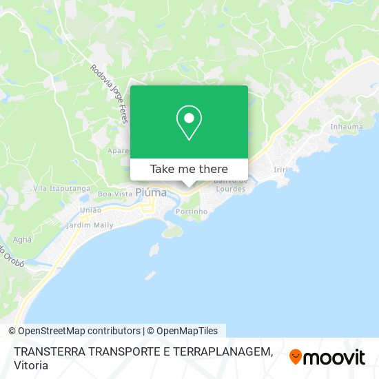 TRANSTERRA TRANSPORTE E TERRAPLANAGEM map