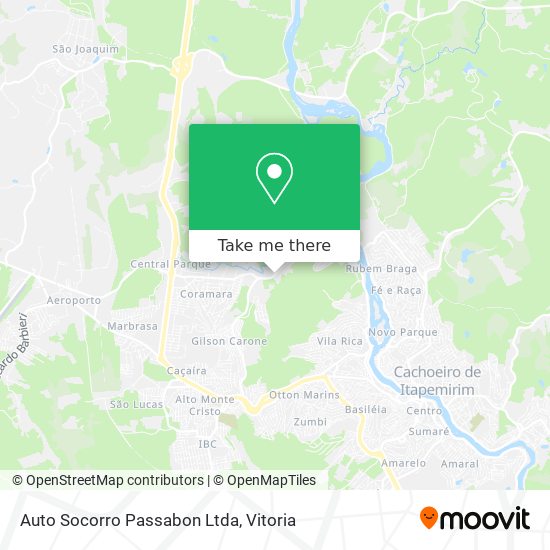 Auto Socorro Passabon Ltda map