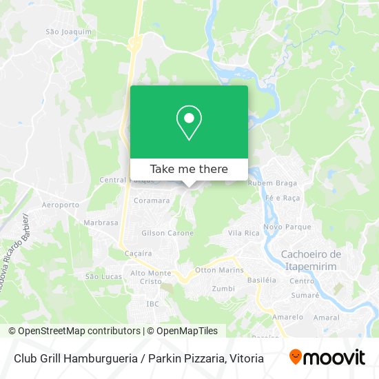 Club Grill Hamburgueria / Parkin Pizzaria map