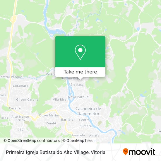 Primeira Igreja Batista do Alto Village map