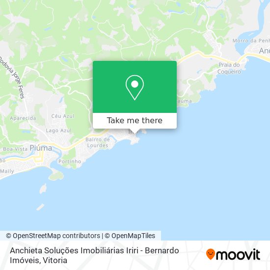 Anchieta Soluções Imobiliárias Iriri - Bernardo Imóveis map