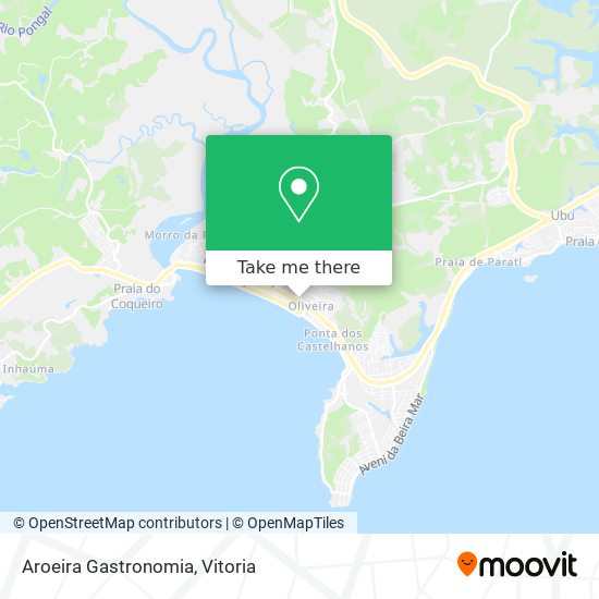 Aroeira Gastronomia map
