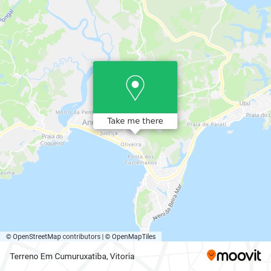Terreno Em Cumuruxatiba map