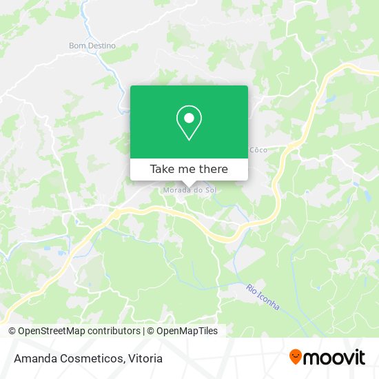 Amanda Cosmeticos map
