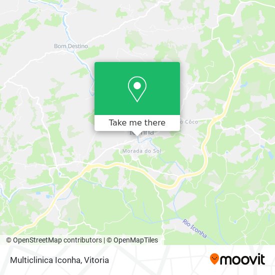 Multiclinica Iconha map