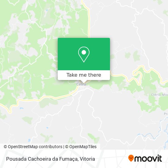 Pousada Cachoeira da Fumaça map