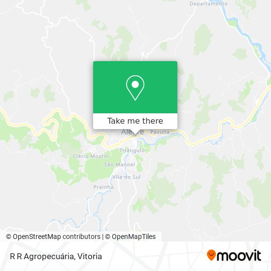 R R Agropecuária map