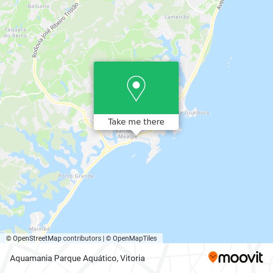 Aquamania Parque Aquático map