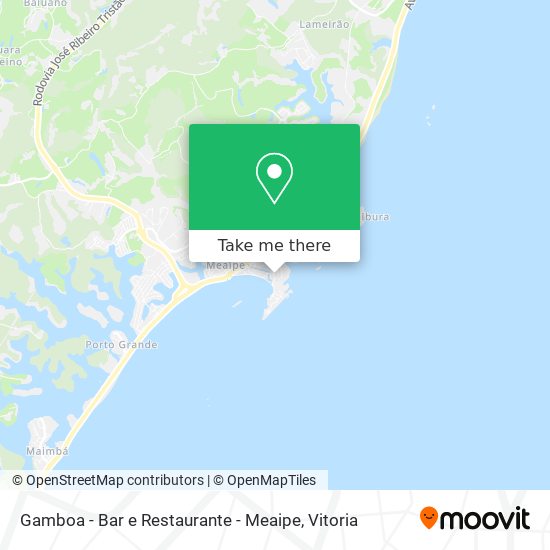Gamboa - Bar e Restaurante - Meaipe map