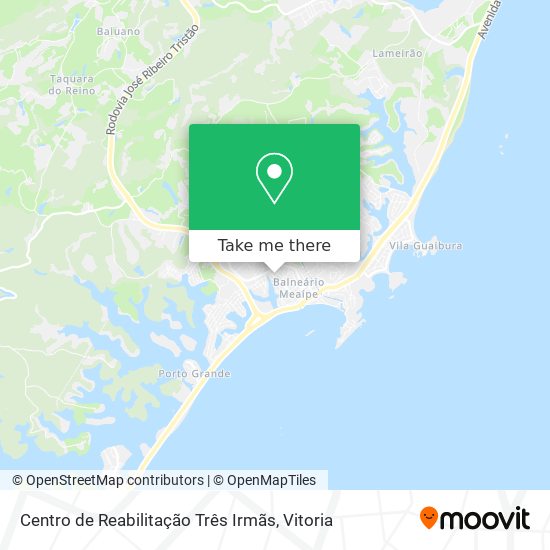 Centro de Reabilitação Três Irmãs map